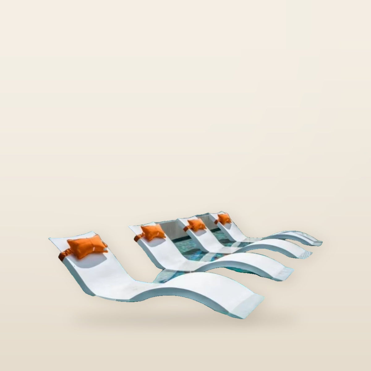 Chaise Longue de Piscine Extérieure – Chaise Inclinable de Jardin Moderne