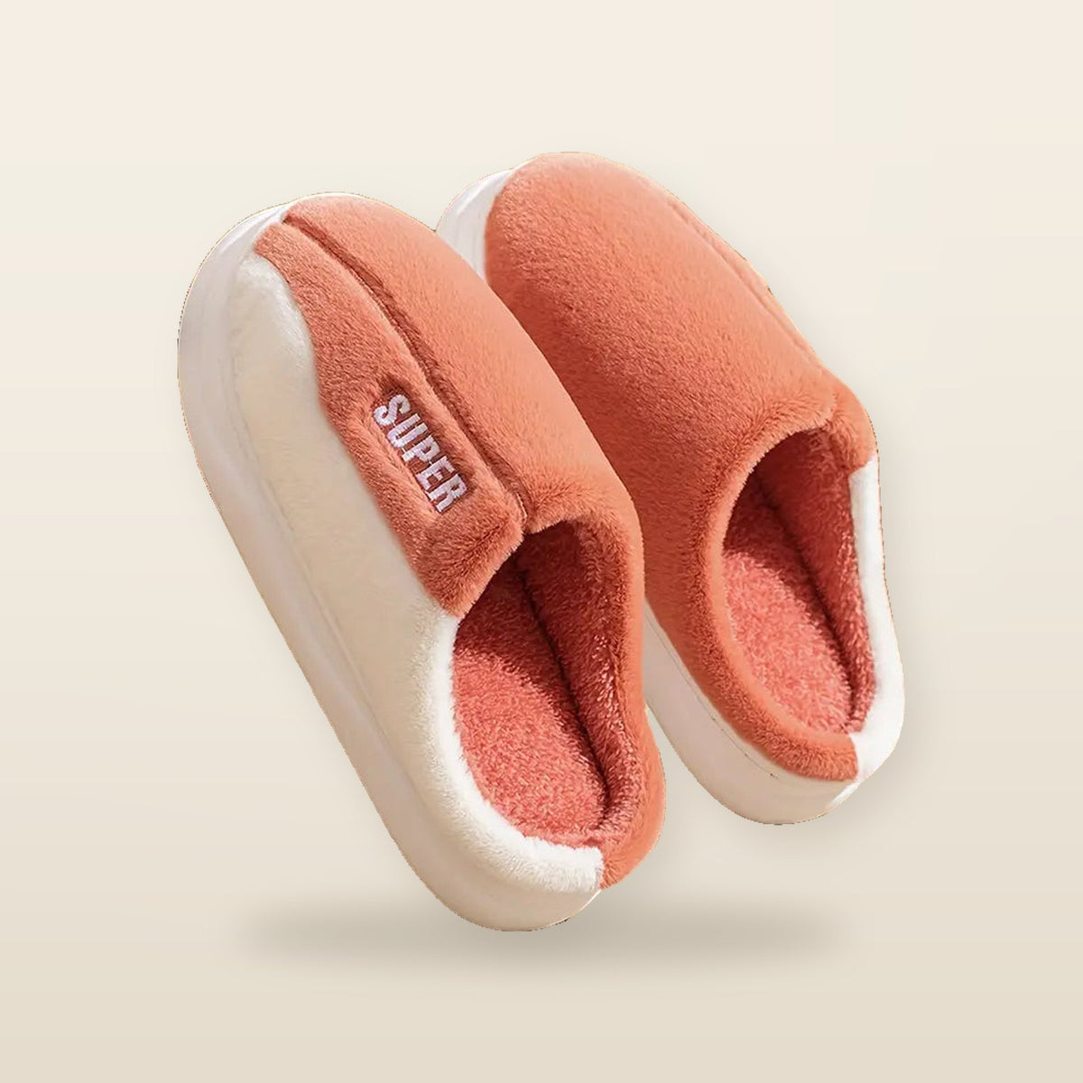 Cosy Women's Slippers – Two-Tone Design