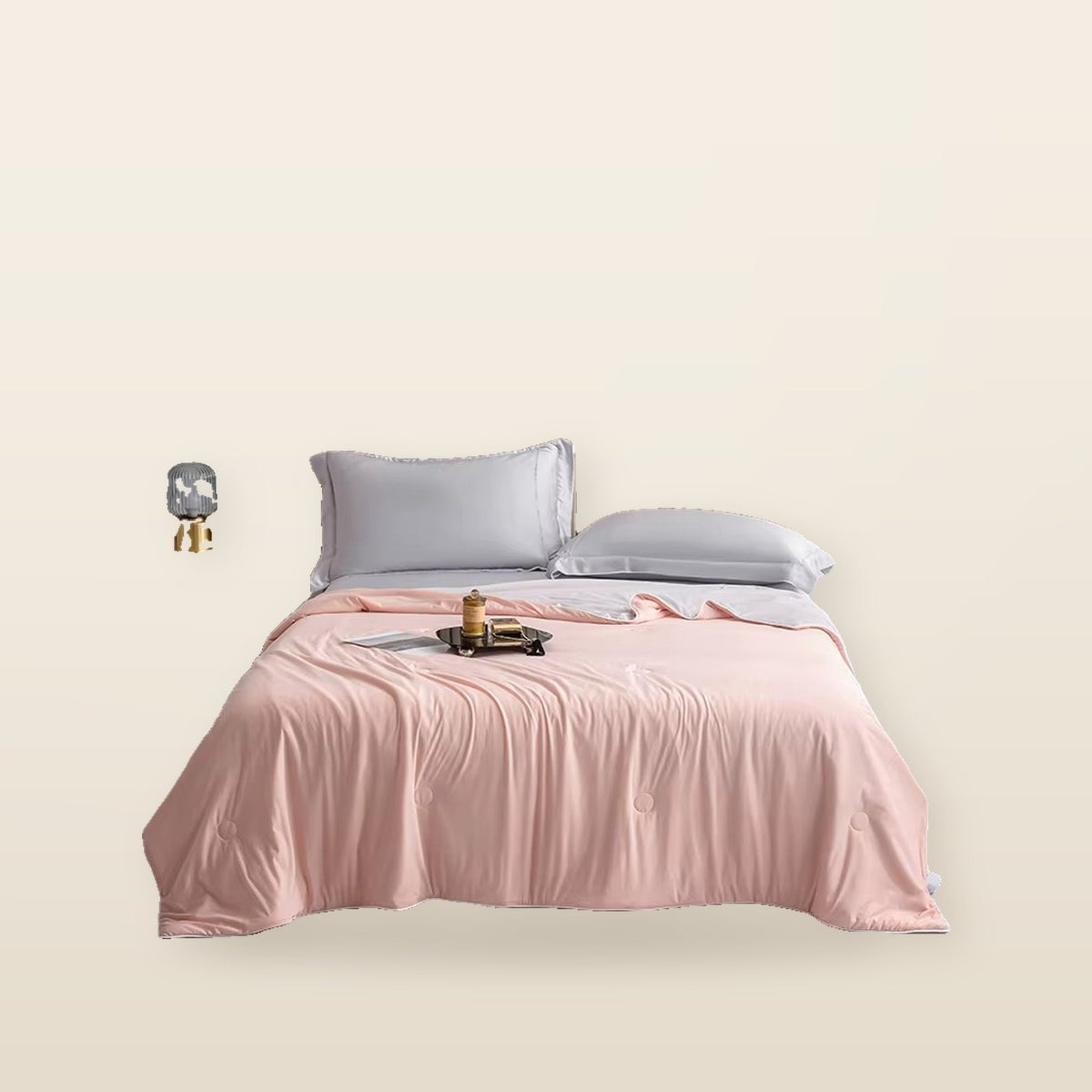Couette d'Été en Soie Glacée – Légère, Rafraîchissante
