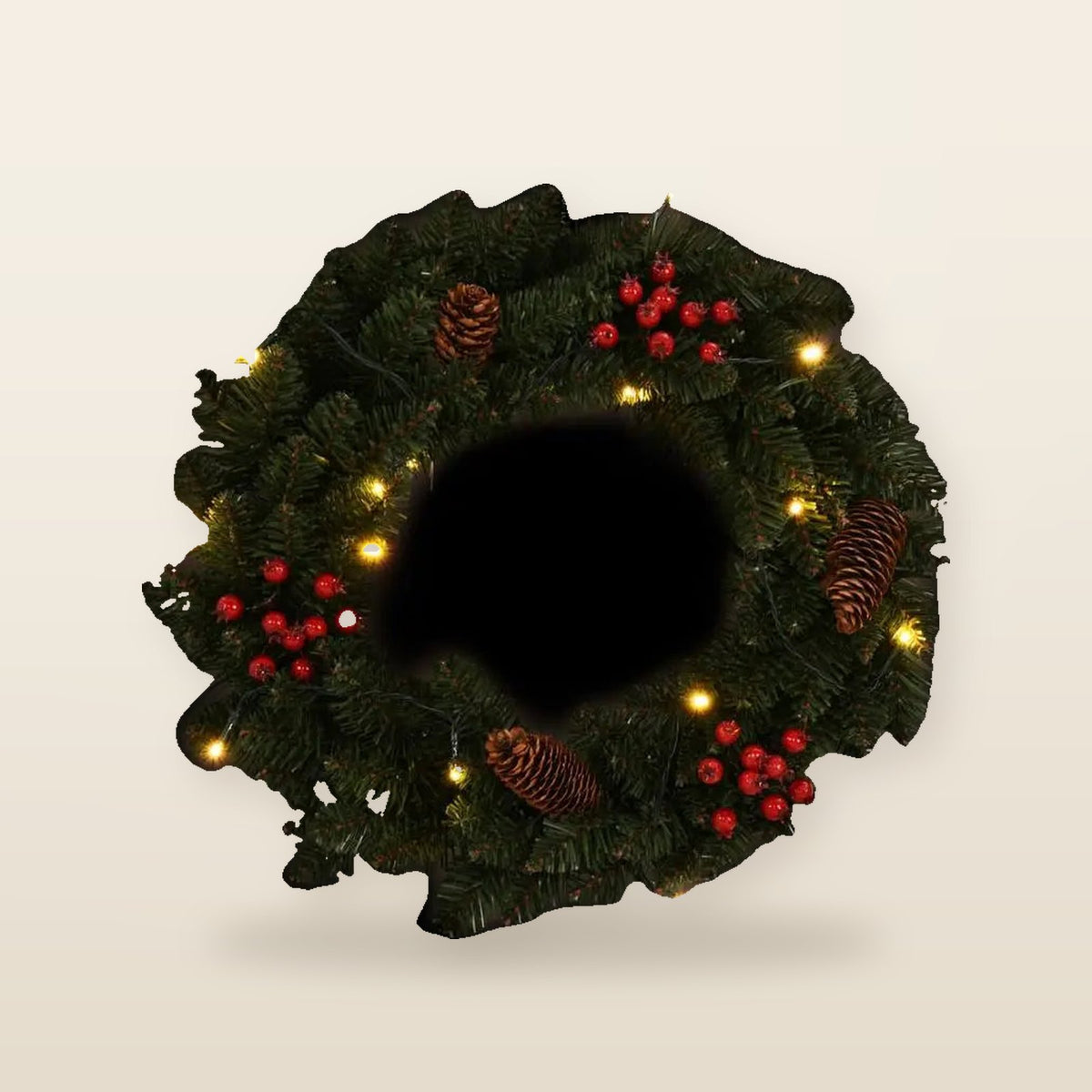 LED Christmas Wreaths – Light Up Your Home for the Holidays!