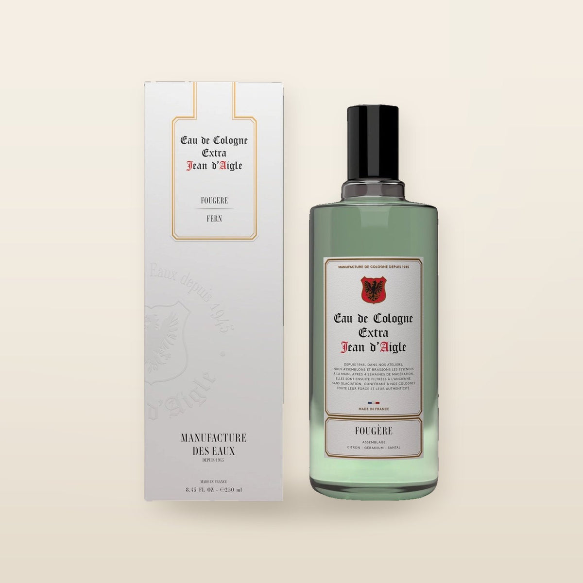 Fougere Eau de Cologne – 250 ml – Jean d'Aigle 
