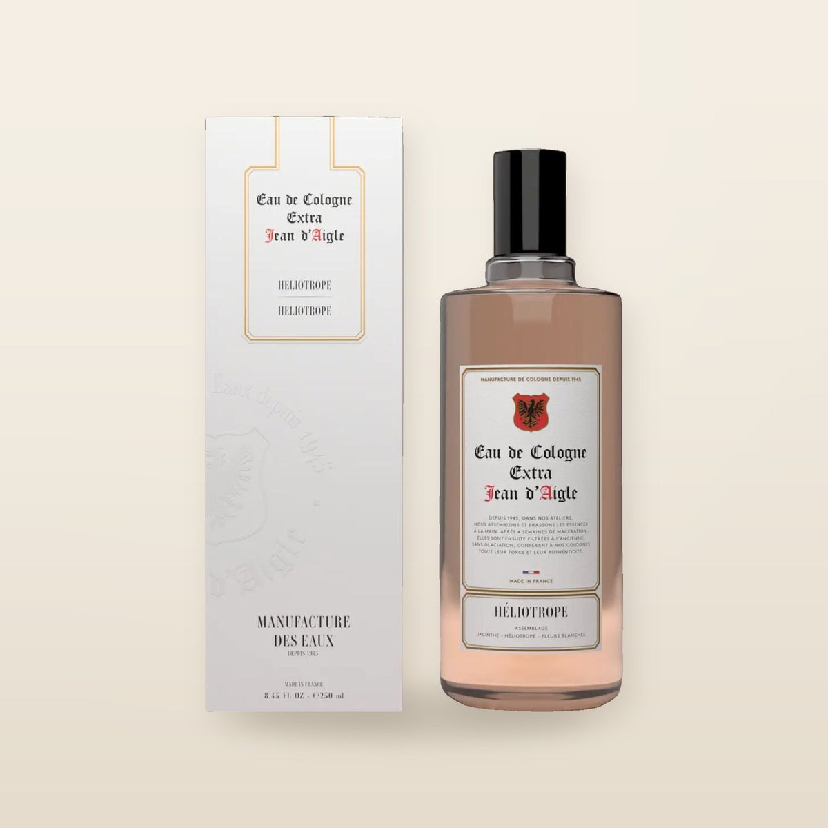 Heliotrope Eau de Cologne - 250 ml - Jean d'Aigle 