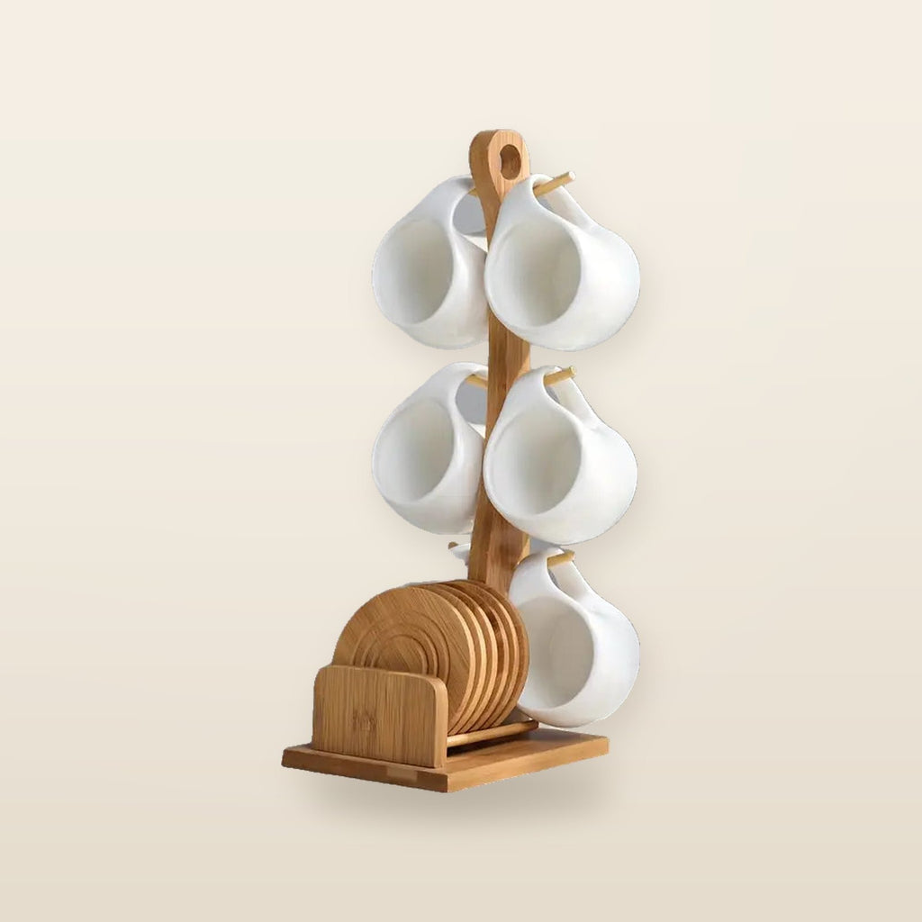 Ensemble Tasse à Café et Soucoupe Ovale