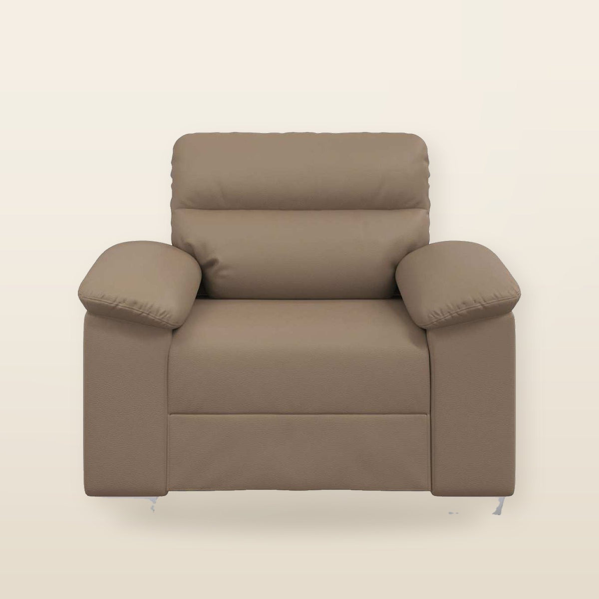Fauteuil noir et marron 60 cm en similicuir – Design élégant et confort optimal