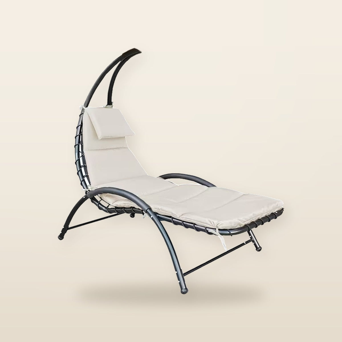 Fauteuil suspendu avec parasol et coussin