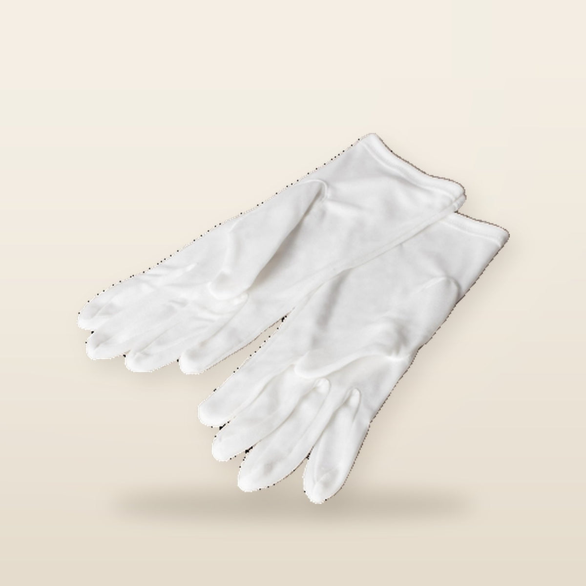 Weiße Seidenhandschuhe von Climsom