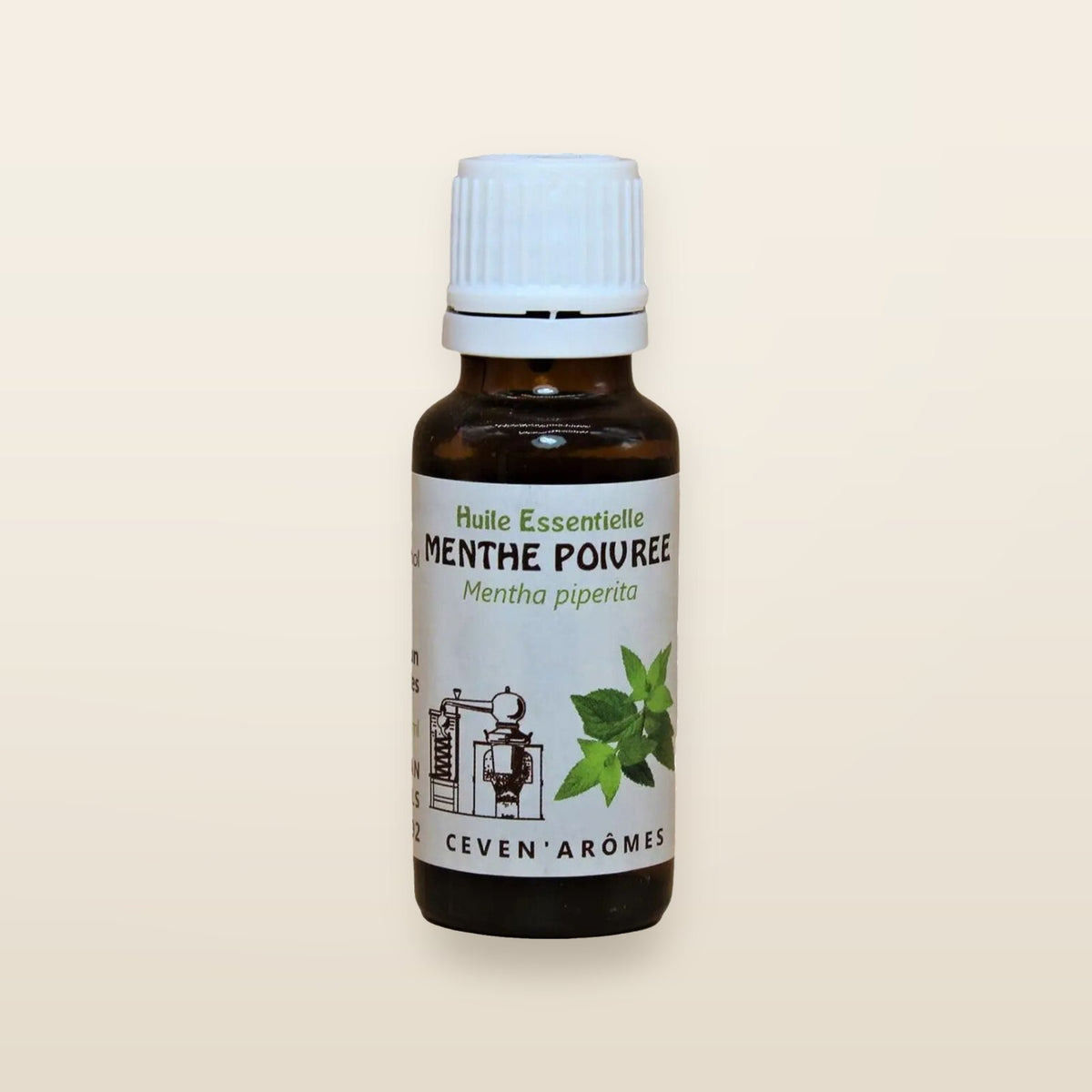 Huile essentielle bio de menthe poivrée – 10 ou 20 ml, Céven’Arômes
