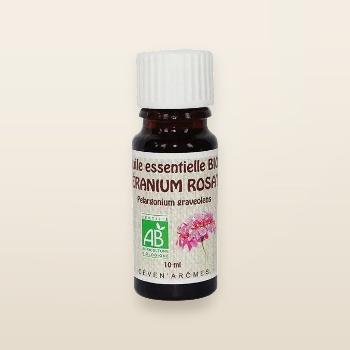 Huile Essentielle Bio Géranium Rosat 10 ml - Céven’Arômes