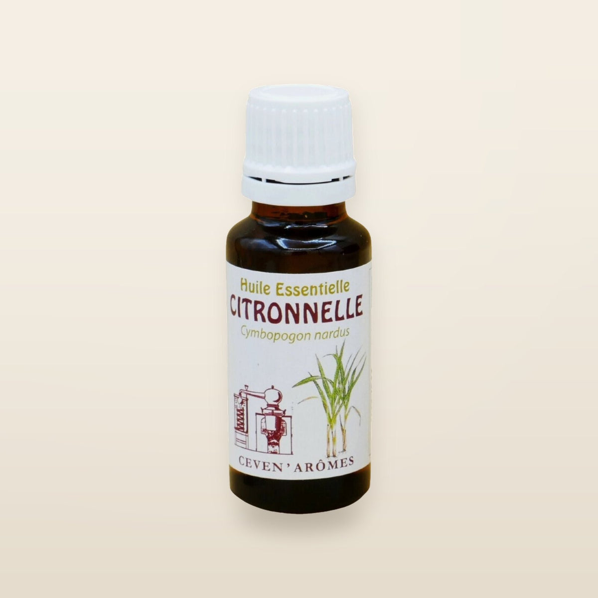 Huile Essentielle de Citronnelle Bio 30 ml - Céven'Arômes