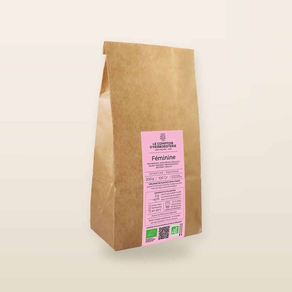 Tisane La Féminine Bio 200g – A Natural Support for Feminine Balance 
