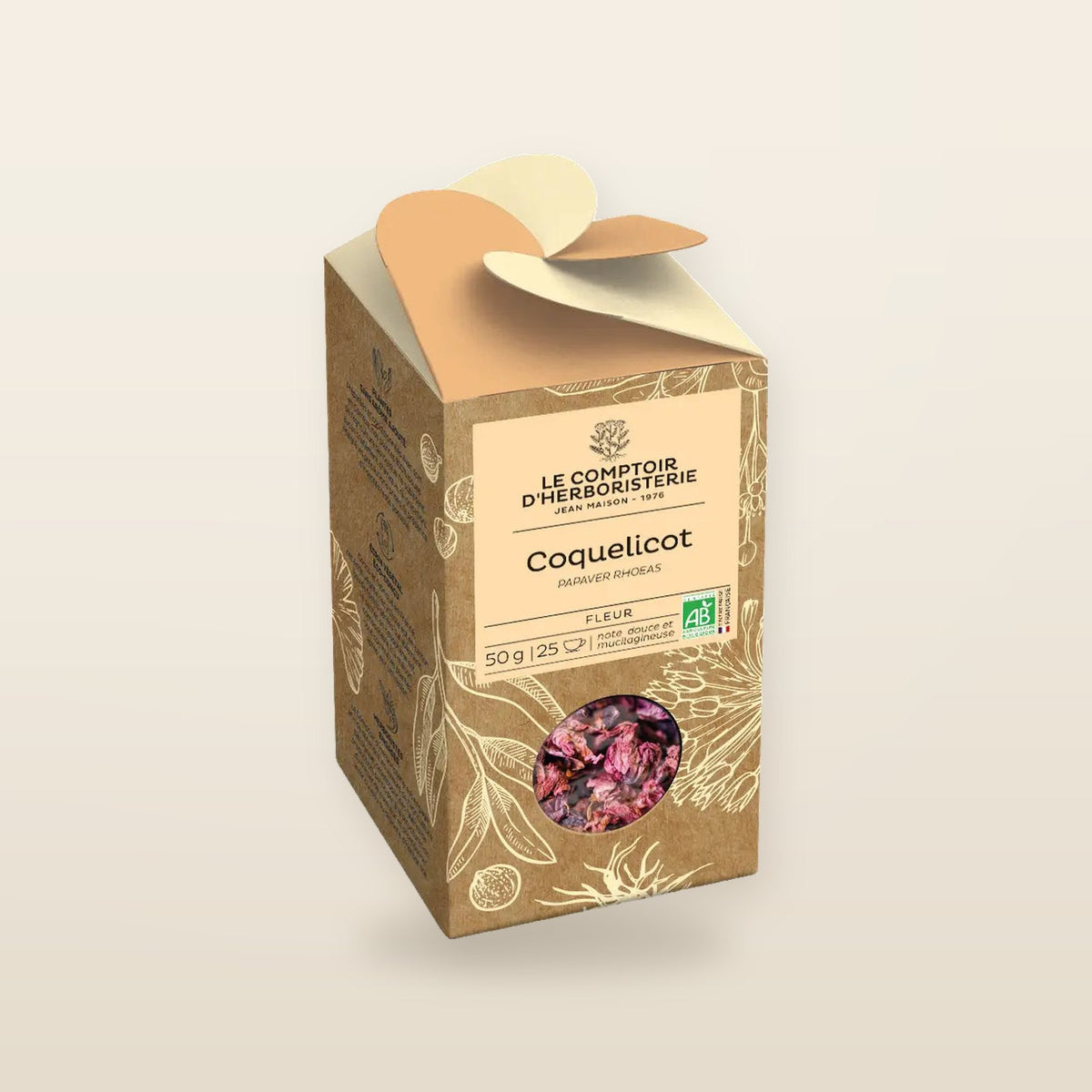ORGANIC POPPY FLOWER INFUSION 50G