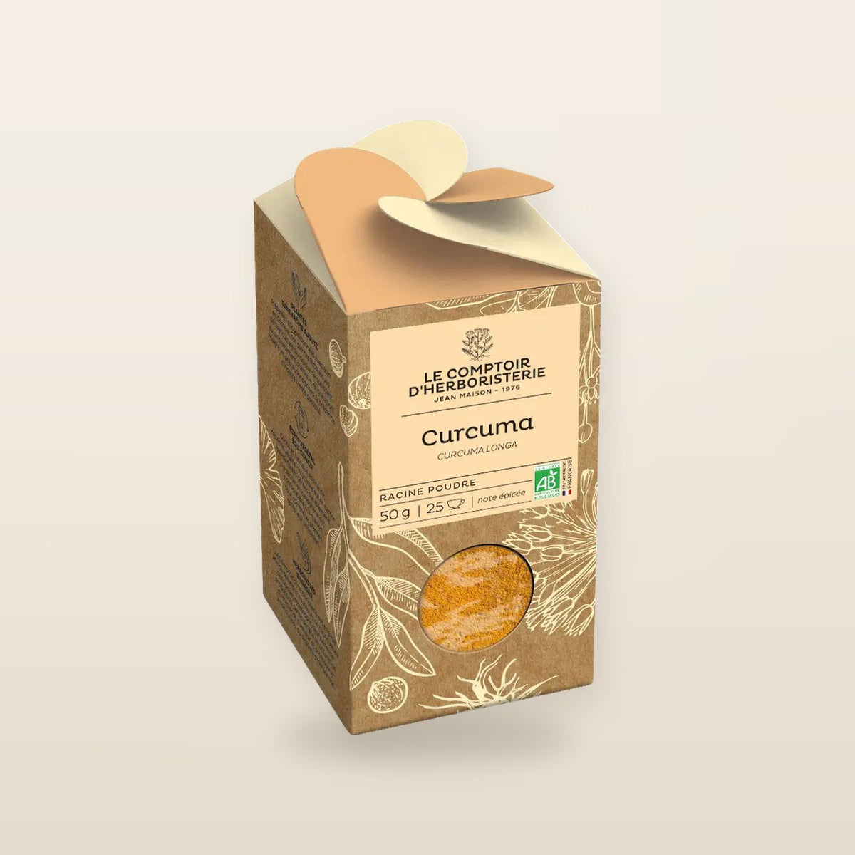 INFUSION CURCUMA BIO POUDRE 50 g – Comptoir d’Herboristerie