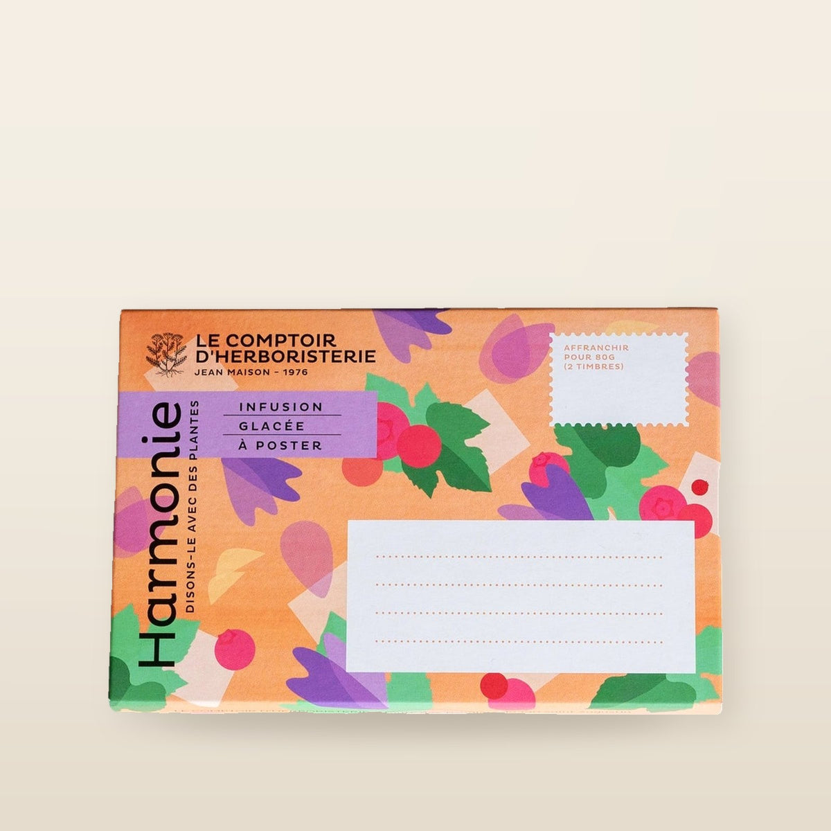 INFUSION GLACÉE À POSTER HARMONIE 20 g – Comptoir d’Herboristerie