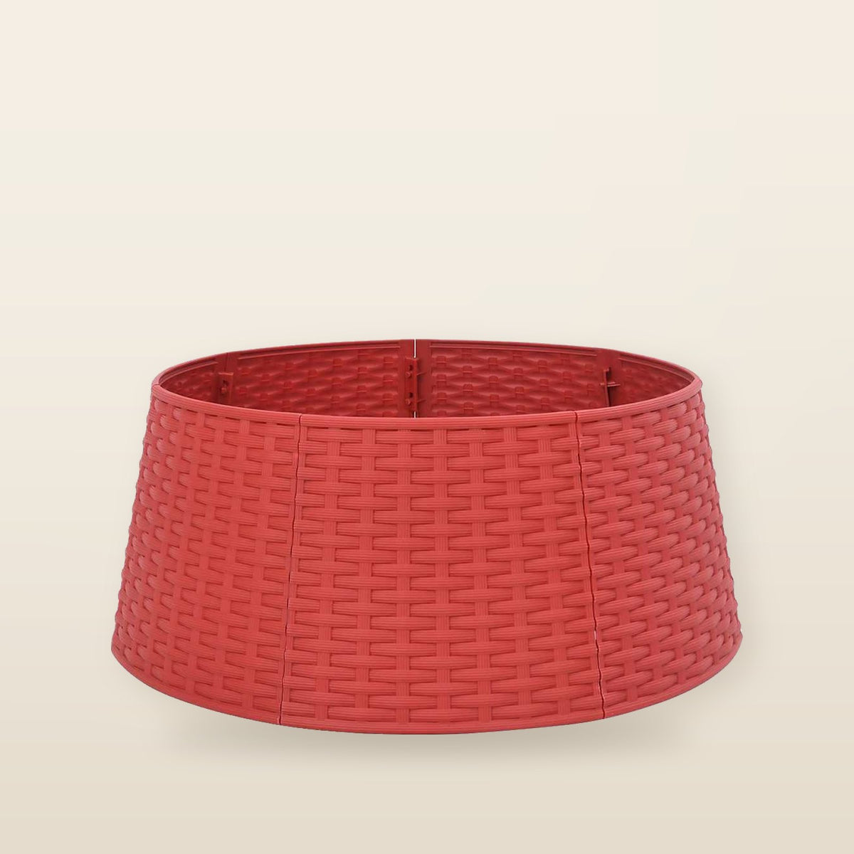 Cache-pied de sapin effet tressé – 56 ou 65 × 23 cm