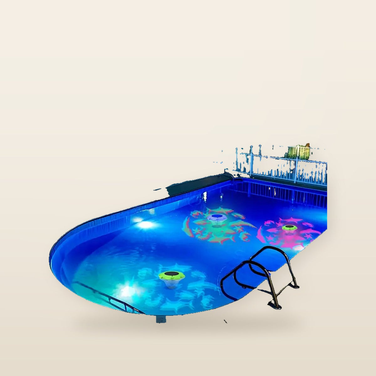 Lampe de Piscine Flottante Solaire LED – Éclairage Multicolore Étanche