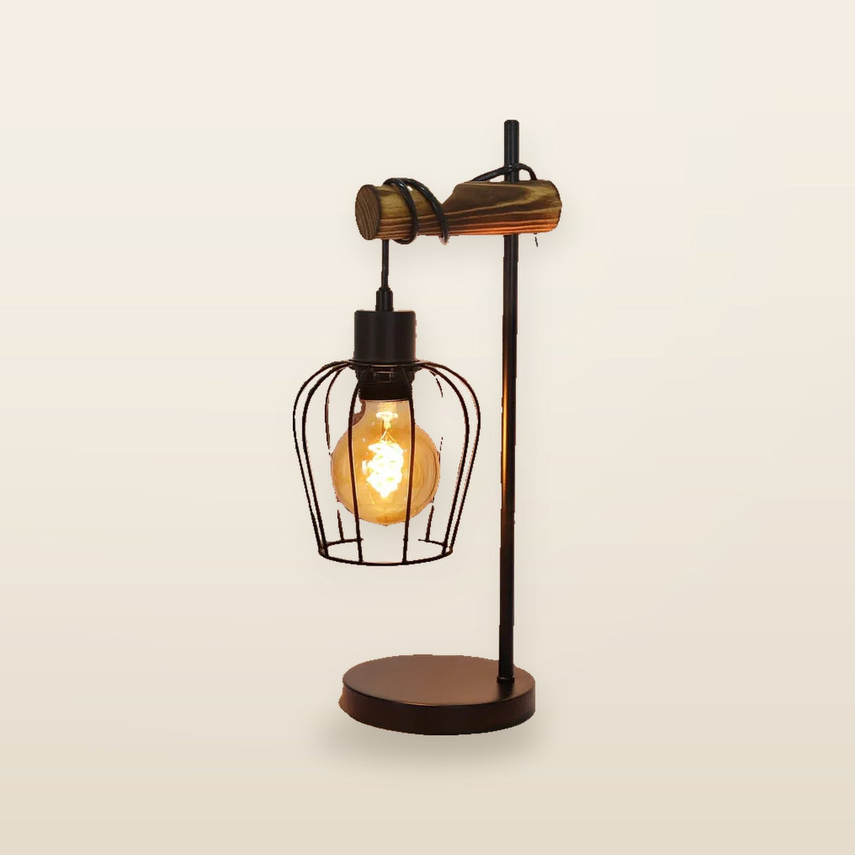 Lampe de Table Industrielle Vintage