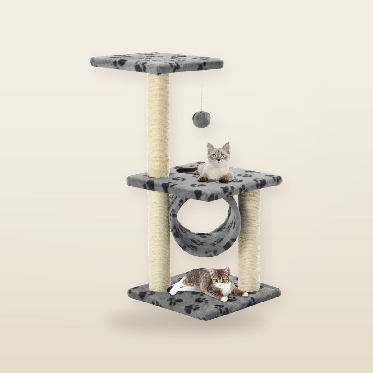 Arbre à Chat avec Griffoirs en Sisal 65cm - Le Paradis du Félin