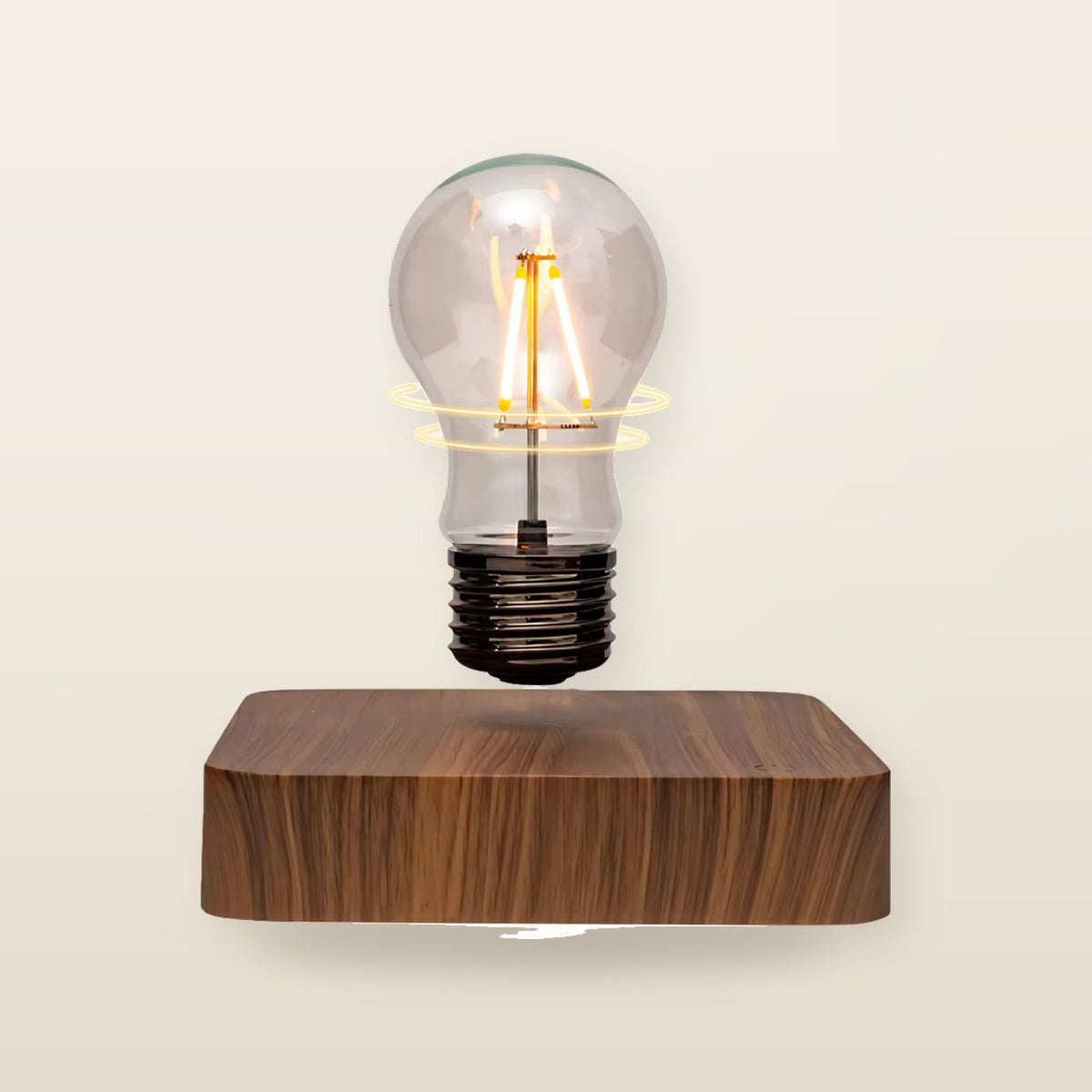 Lampe LED à ampoule en lévitation magnétique