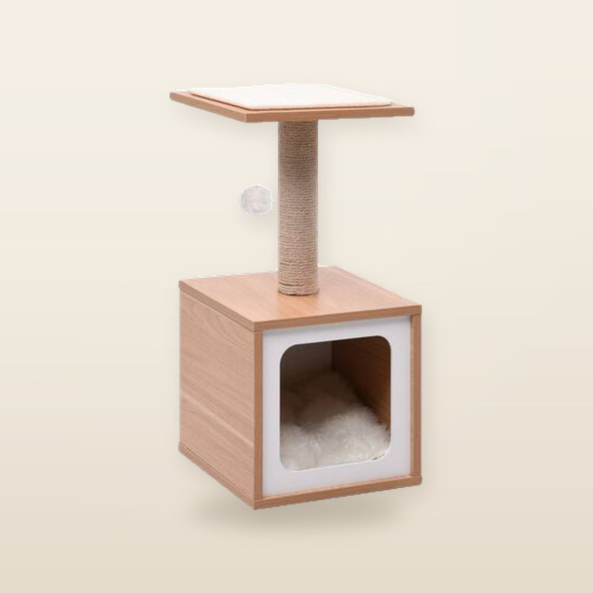 Arbre à Chat avec Tapis à Gratter en Sisal