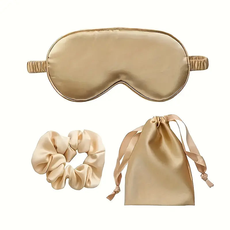 Masque De Sommeil - Doux et Rafraîchissant avec Sac De Rangement et Bandeau