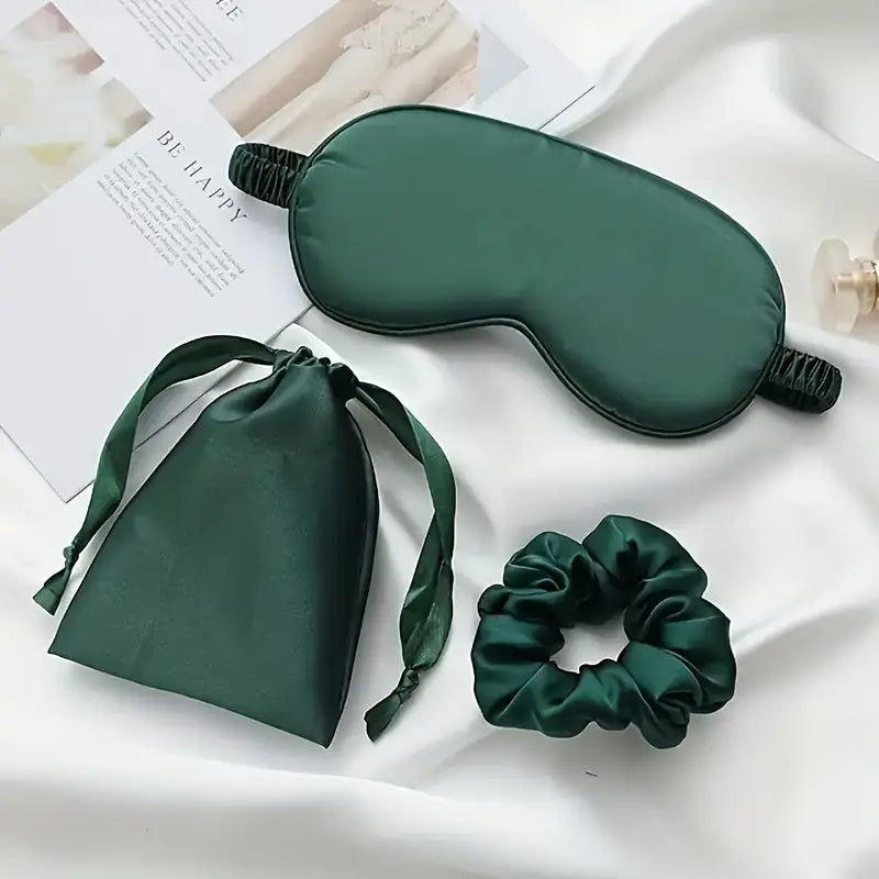 Masque De Sommeil - Doux et Rafraîchissant avec Sac De Rangement et Bandeau