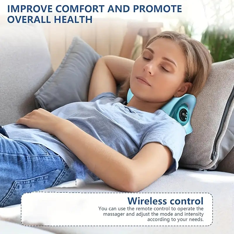 Masseur Portable 3-en-1 Rechargeable – Chauffant, Vibrant, Profond