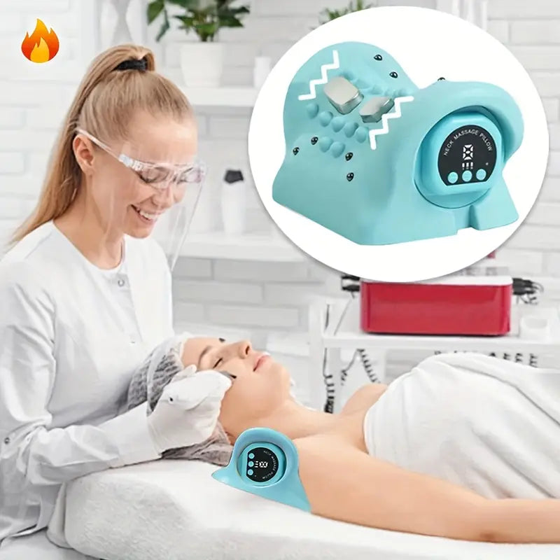 Masseur Portable 3-en-1 Rechargeable – Chauffant, Vibrant, Profond