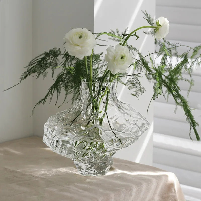 Vase en Verre Transparent