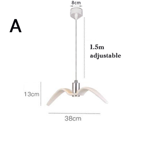 Plafonnier LED Suspendu Design Oiseau