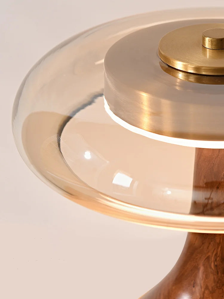 Lampe LED en Verre au Design Nordique Rétro