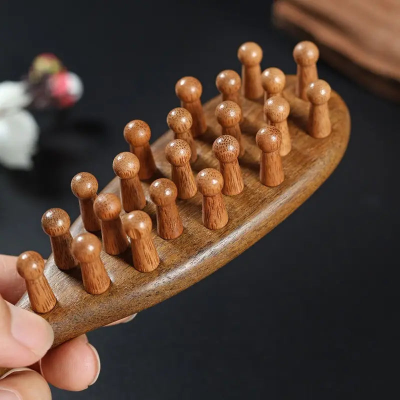 Peigne de Massage Méridiens Bois de Santal