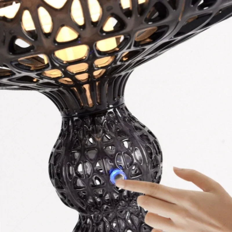 Lampadaire sculptural design – Style italien, éclairage LED