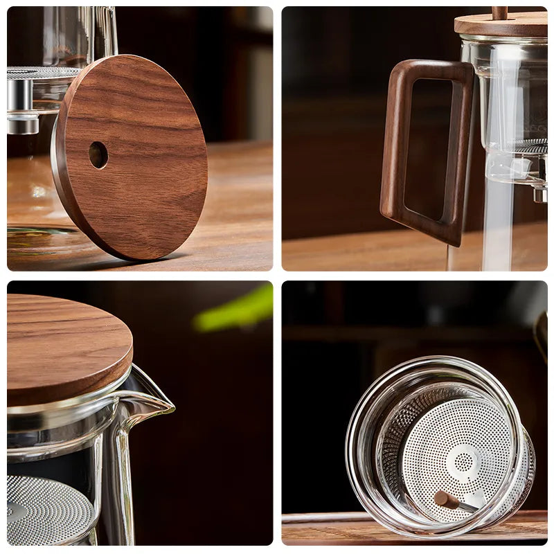 Chinese Glass Teapot with One Knob - The Art of Enjoying Tea with Elegance