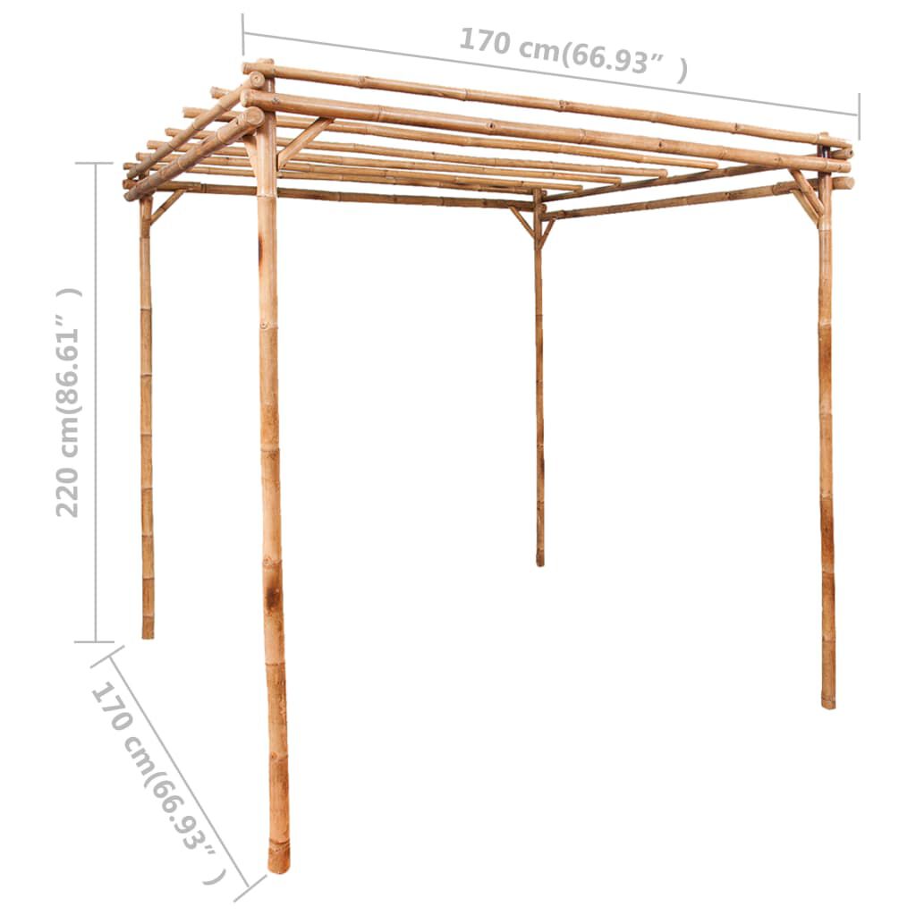 Pergola bambou – Élégance naturelle jardin
