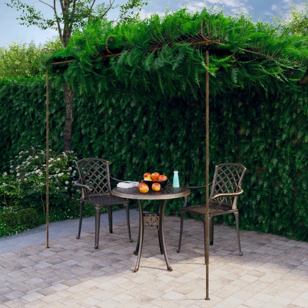 Pergola fer marron antique – Élégante et solide