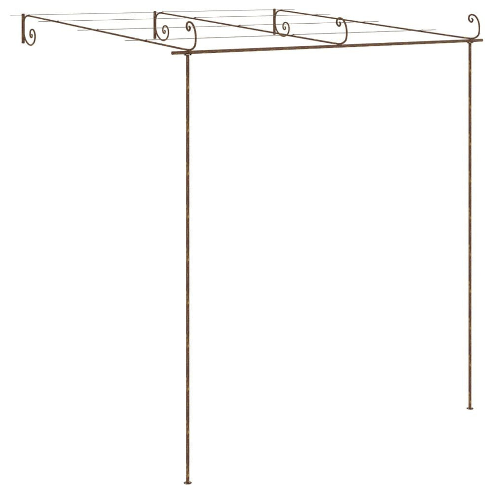 Pergola fer marron antique – Élégante et solide