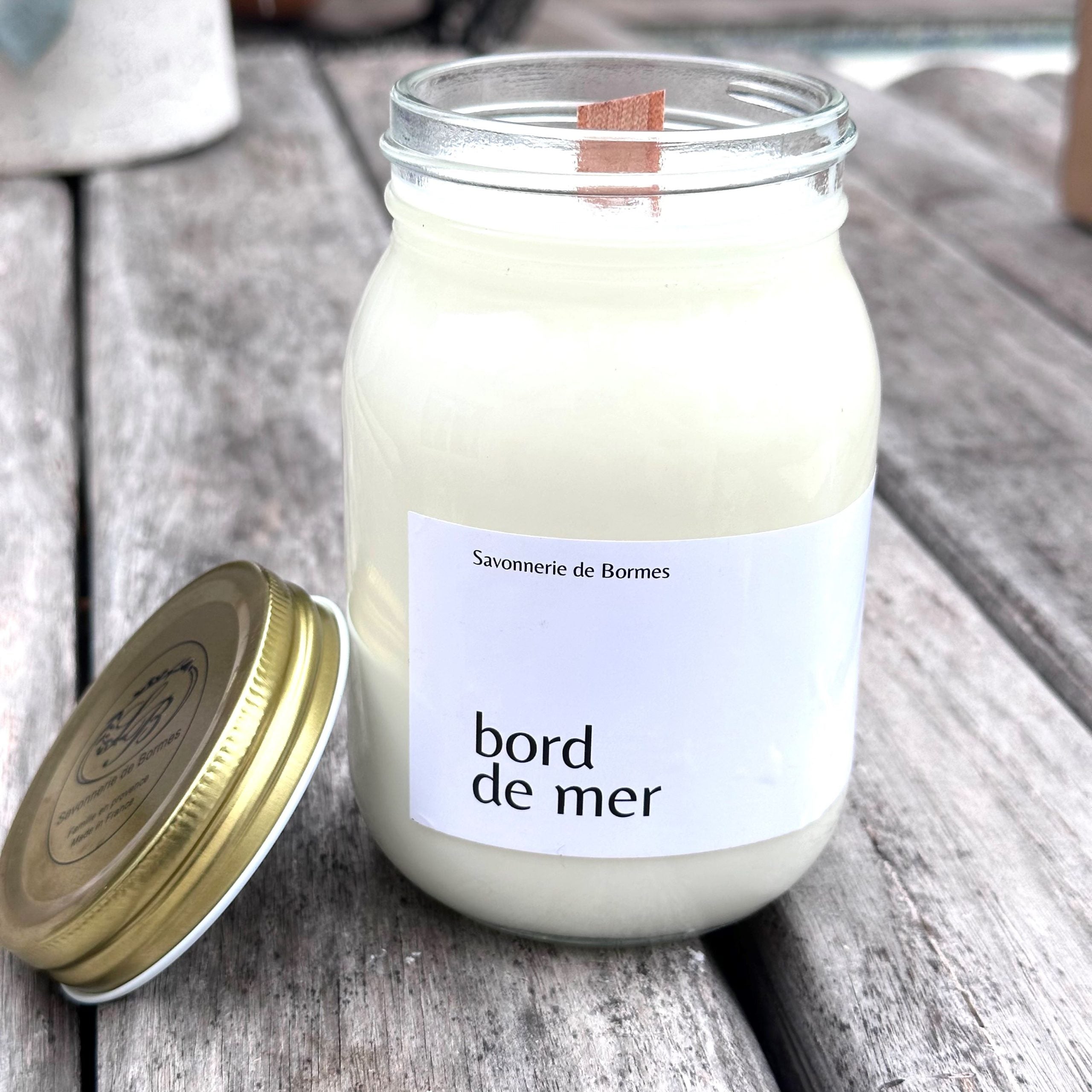 POT DE CIRE 400 G BORD DE MER - Savonnerie de Bormes
