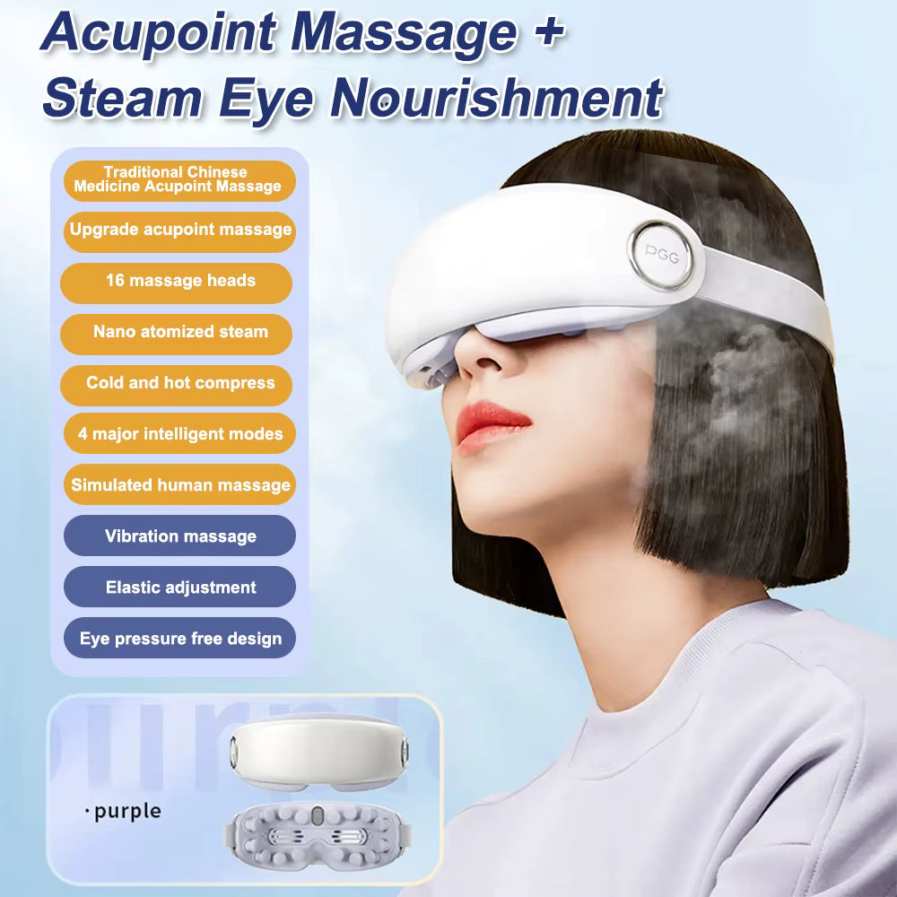 Masque Chauffant Yeux Fatigués - Relaxation & Soin