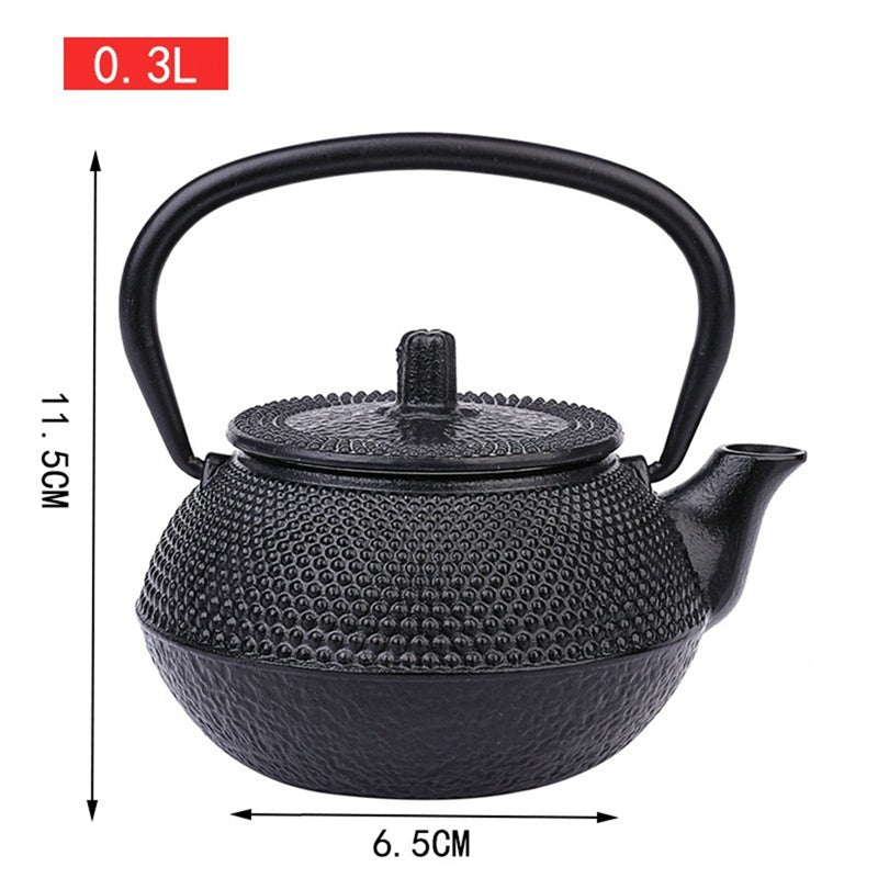 Cast Iron Teapot with Stainless Steel Infuser | Japanese Elegance and Tradition