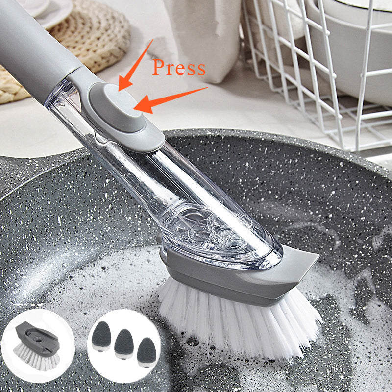 Removable cleaning brush