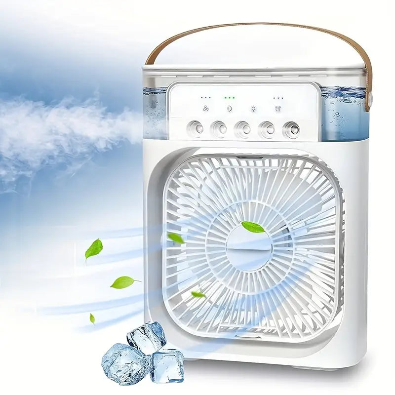 Humidificateur & Ventilateur 2-en-1 – Bien-être Raffiné à Portée de Main