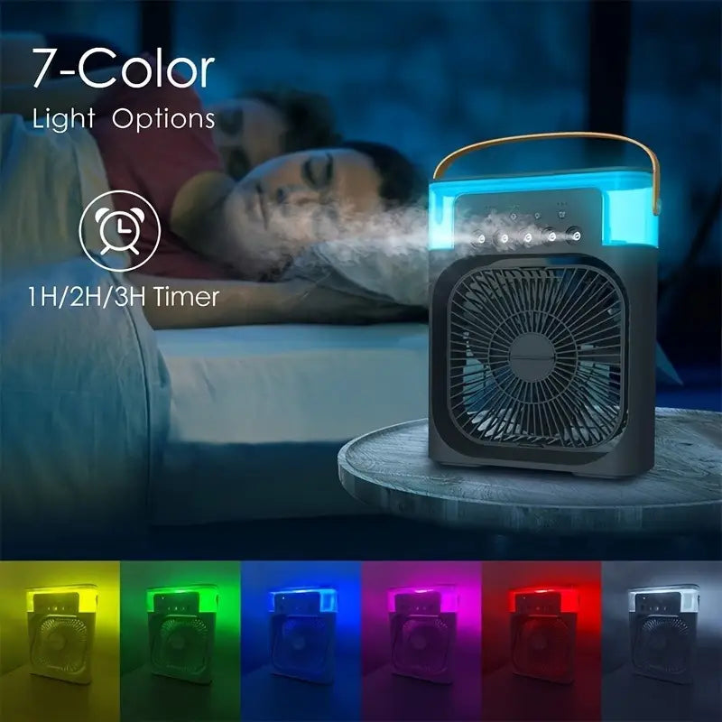 Humidificateur & Ventilateur 2-en-1 – Bien-être Raffiné à Portée de Main