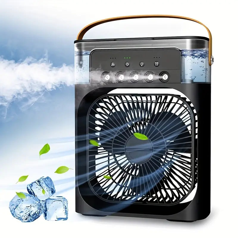 Humidificateur & Ventilateur 2-en-1 – Bien-être Raffiné à Portée de Main