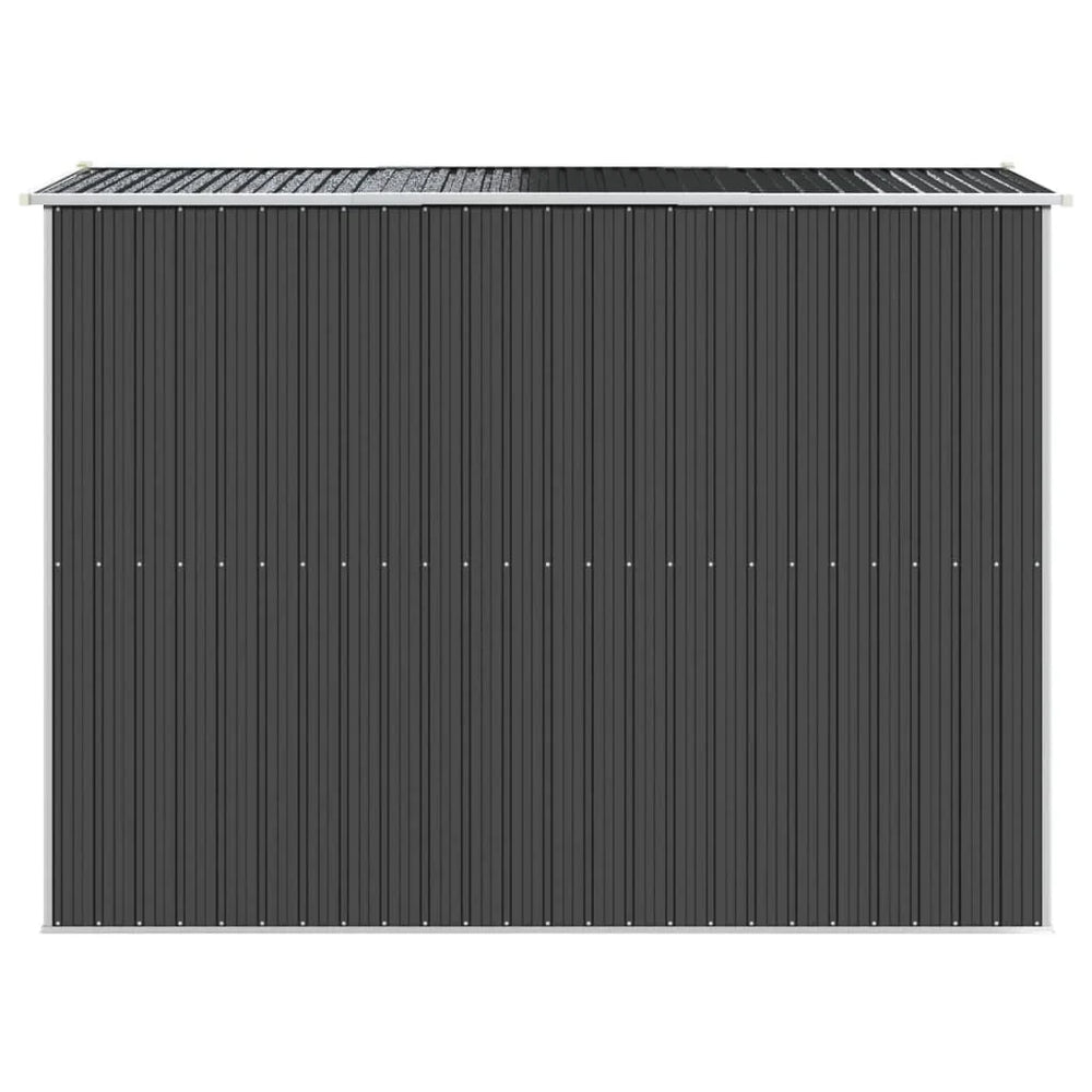 Abri de jardin anthracite 192 × 102 cm acier galvanisé