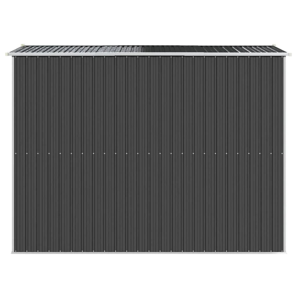 Abri de jardin anthracite 192x102 cm acier galvanisé