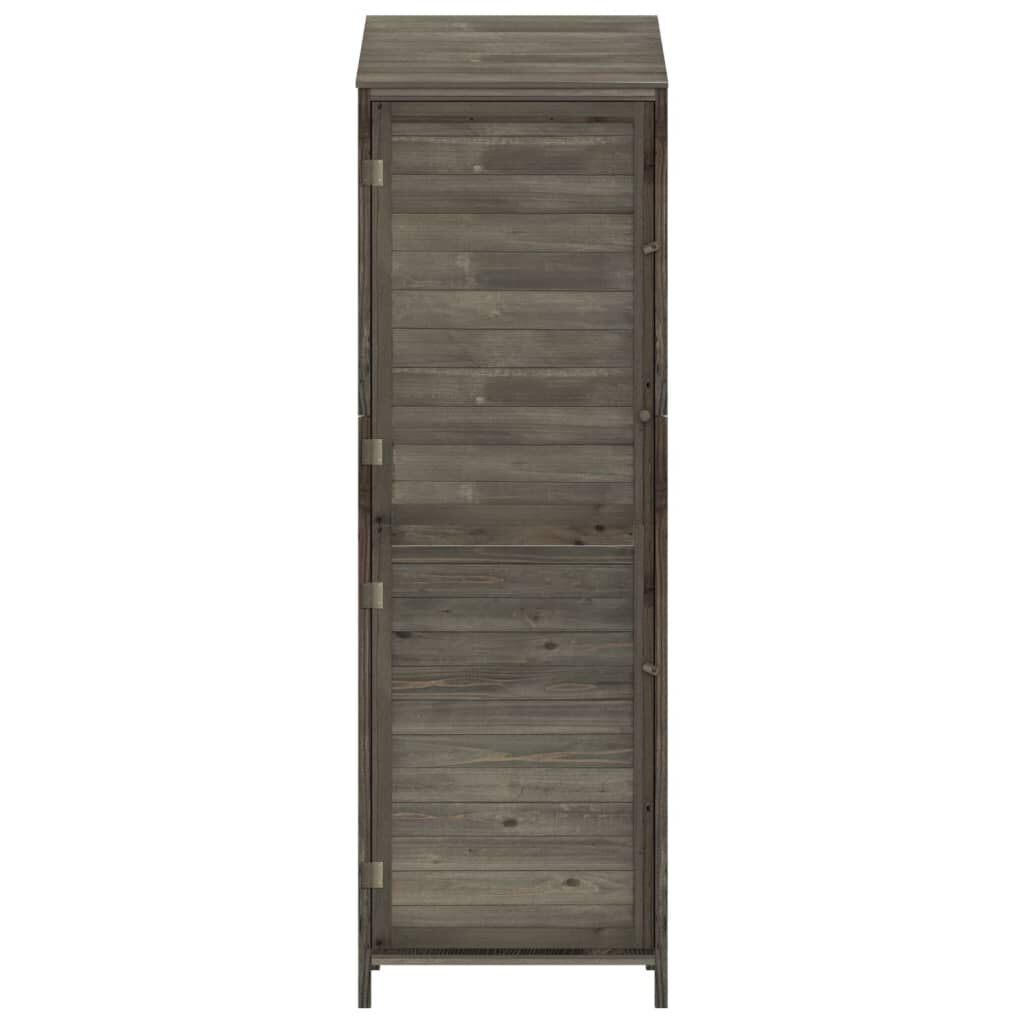 Remise de jardin en sapin massif - Compacte et robuste Anthracite