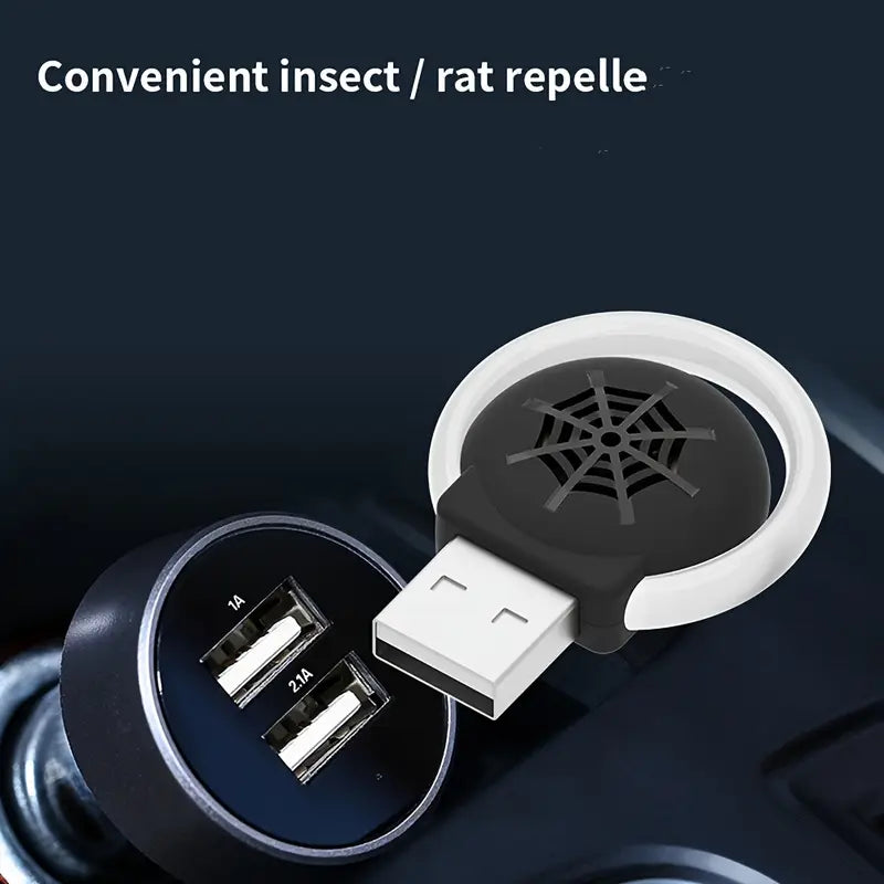 Répulsif Ultrasonique Portable USB – Protection Anti-Nuisibles Électronique