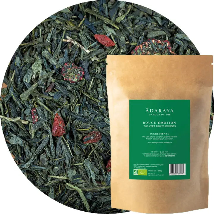 Benefits and Flavors of Organic Red Emotion Green Tea