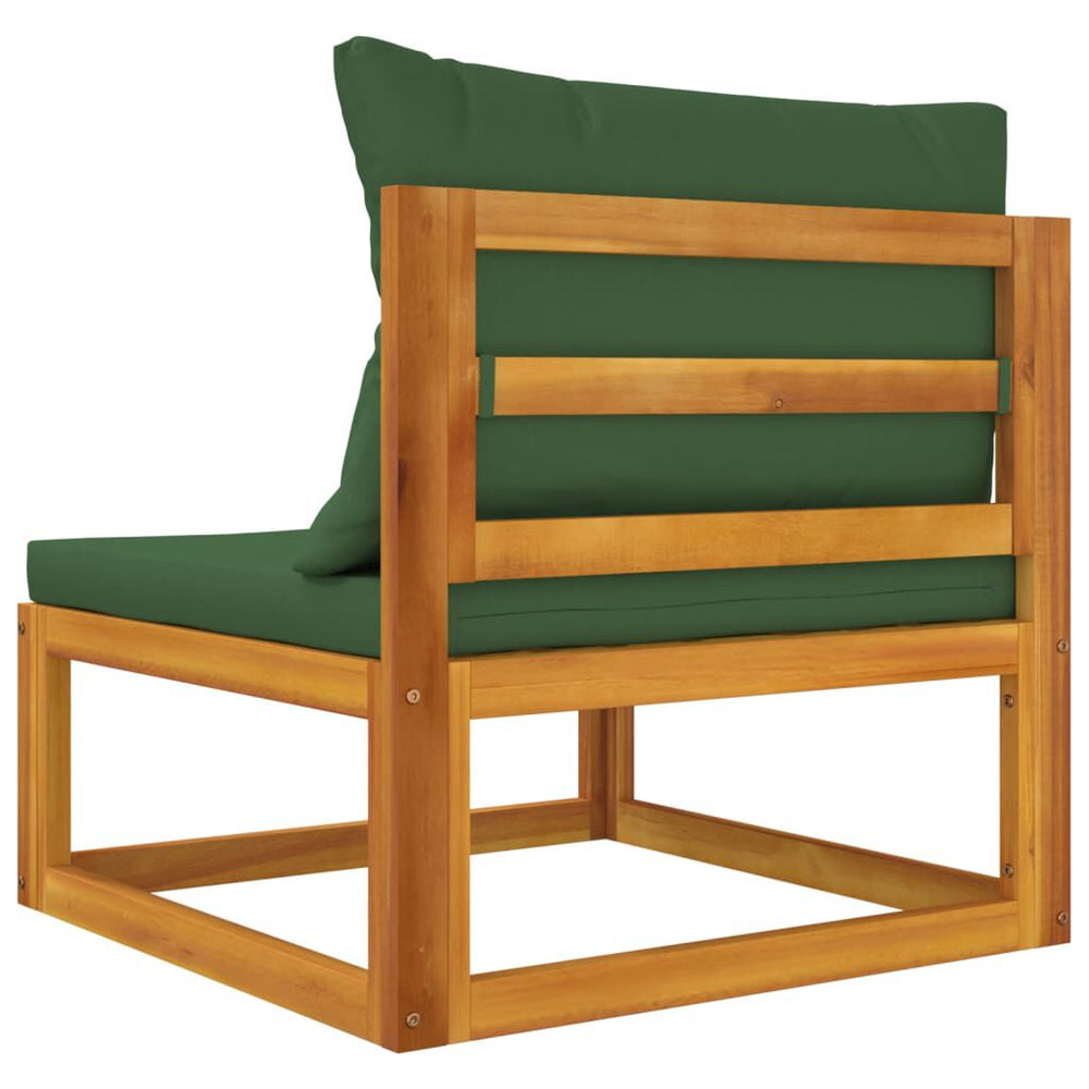 Salon de jardin 2 pièces bois d’acacia – Vert