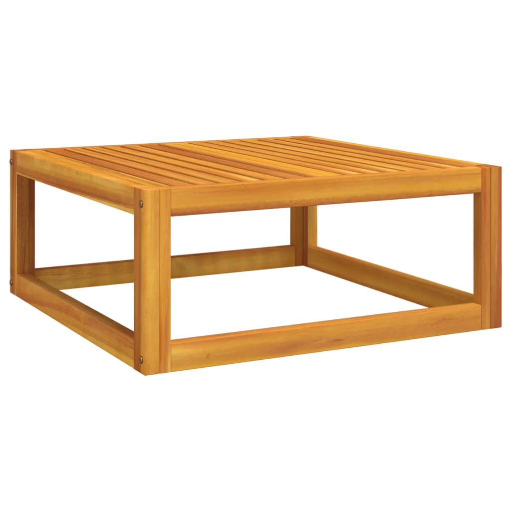 Salon de jardin 12 pcs en bois d’acacia – Élégance et confort Gris clair